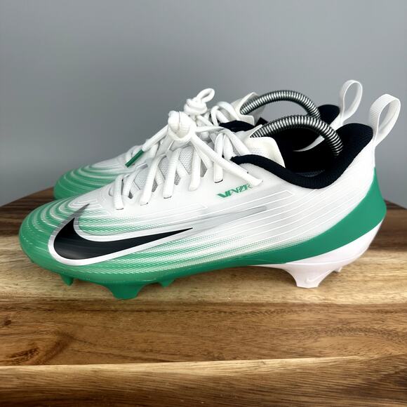 Nike Vapor Speed 3 Football Cleats Men\'s Size 8 White Stadium Green HM8849-100 main image 5